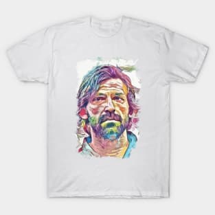 Andrea Pirlo - Italian Legend - Abstract Portrait T-Shirt